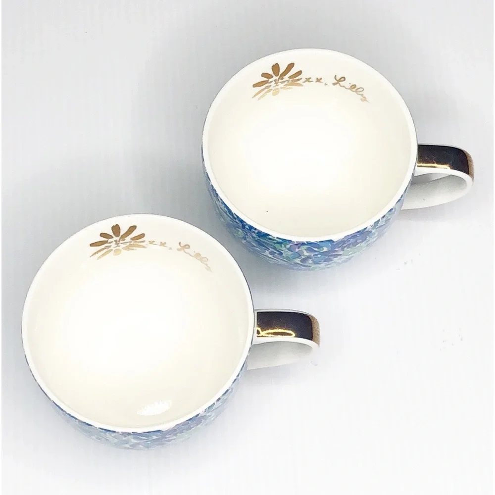 Lilly Pulitzer Pair of Colorful 12oz Mugs - Picture 8 of 9